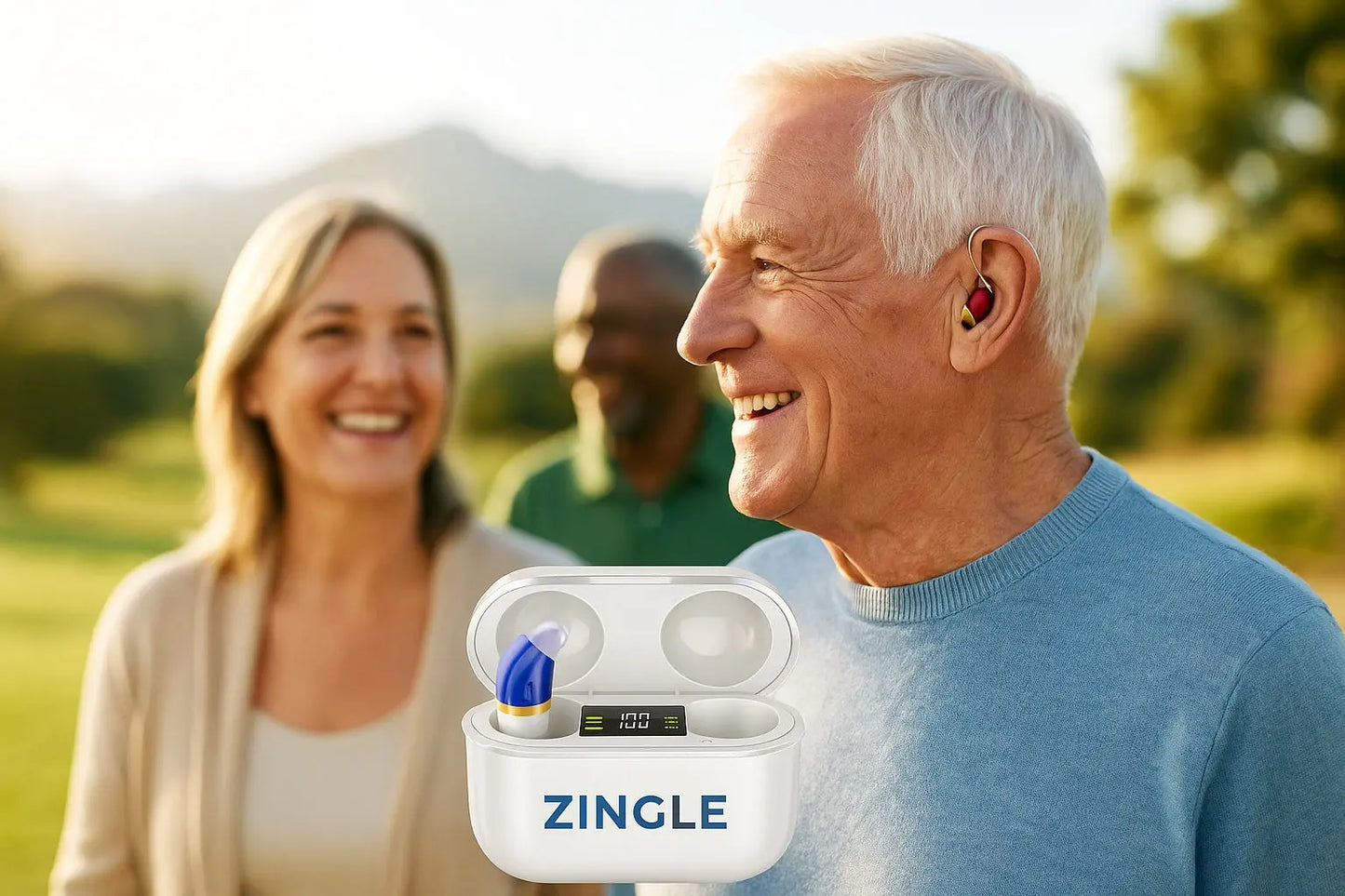 Zingle Rechargeable OTC Hearing Aids Sound Amplifier Comfortable Fit, 30hr Battery Discount Avenue