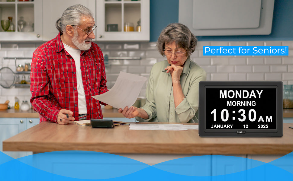 ZINGLE Dementia clock