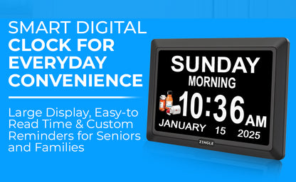 ZINGLE Dementia clock