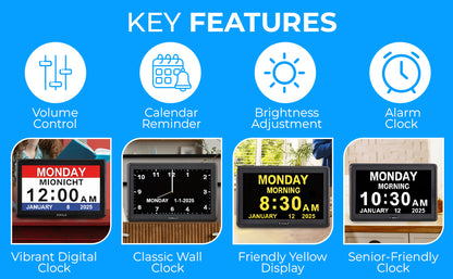 ZINGLE Dementia clock