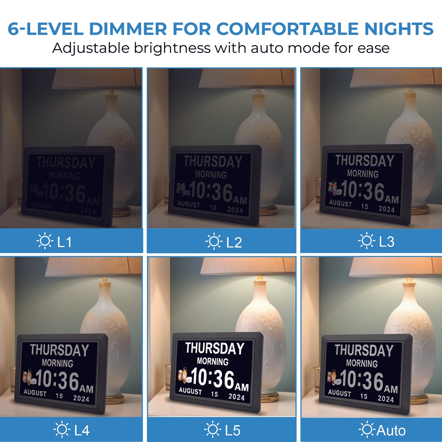 ZINGLE Dementia clock