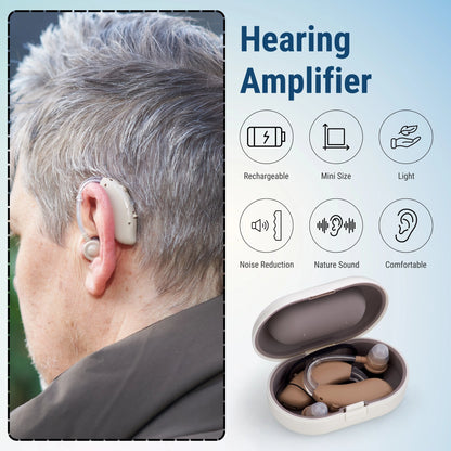 Zingle Auden – Behind-the-Ear Rechargeable Hearing Amplifier